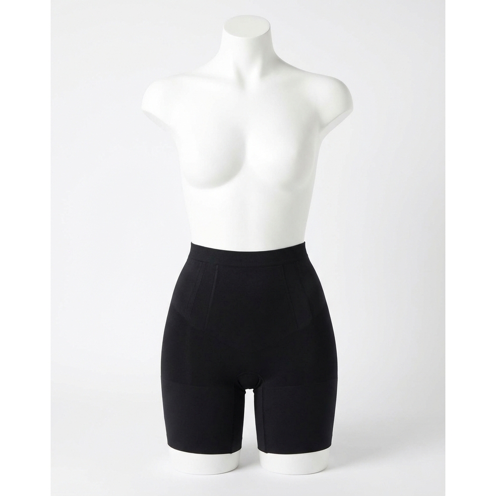 NEW SPANX women's oncore mid-thigh short in very black